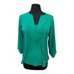 The Limited Kelly Green High Low Tunic Sz S